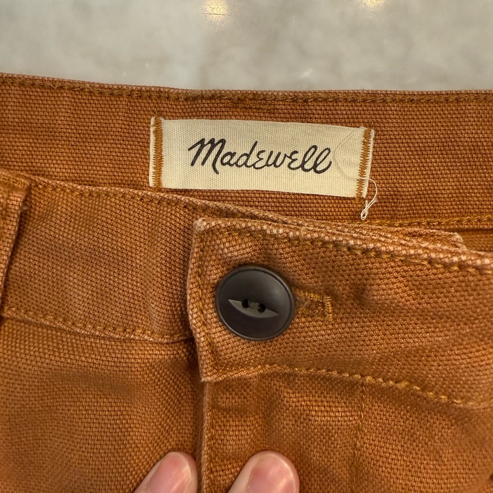Rust Orange High-Waisted Pants - Picture 3 of 4